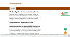 Desktop Screenshot of maulwurfsgrille.com
